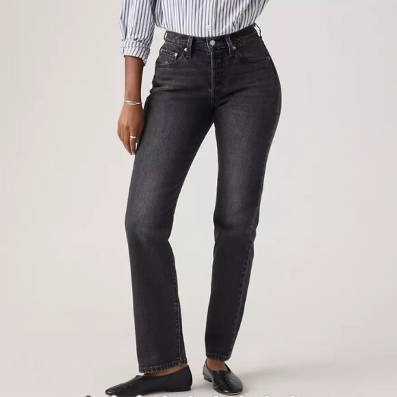 Levi's Denim - 501® Curve Women's Jeans - Color:  Memories Of You - Black